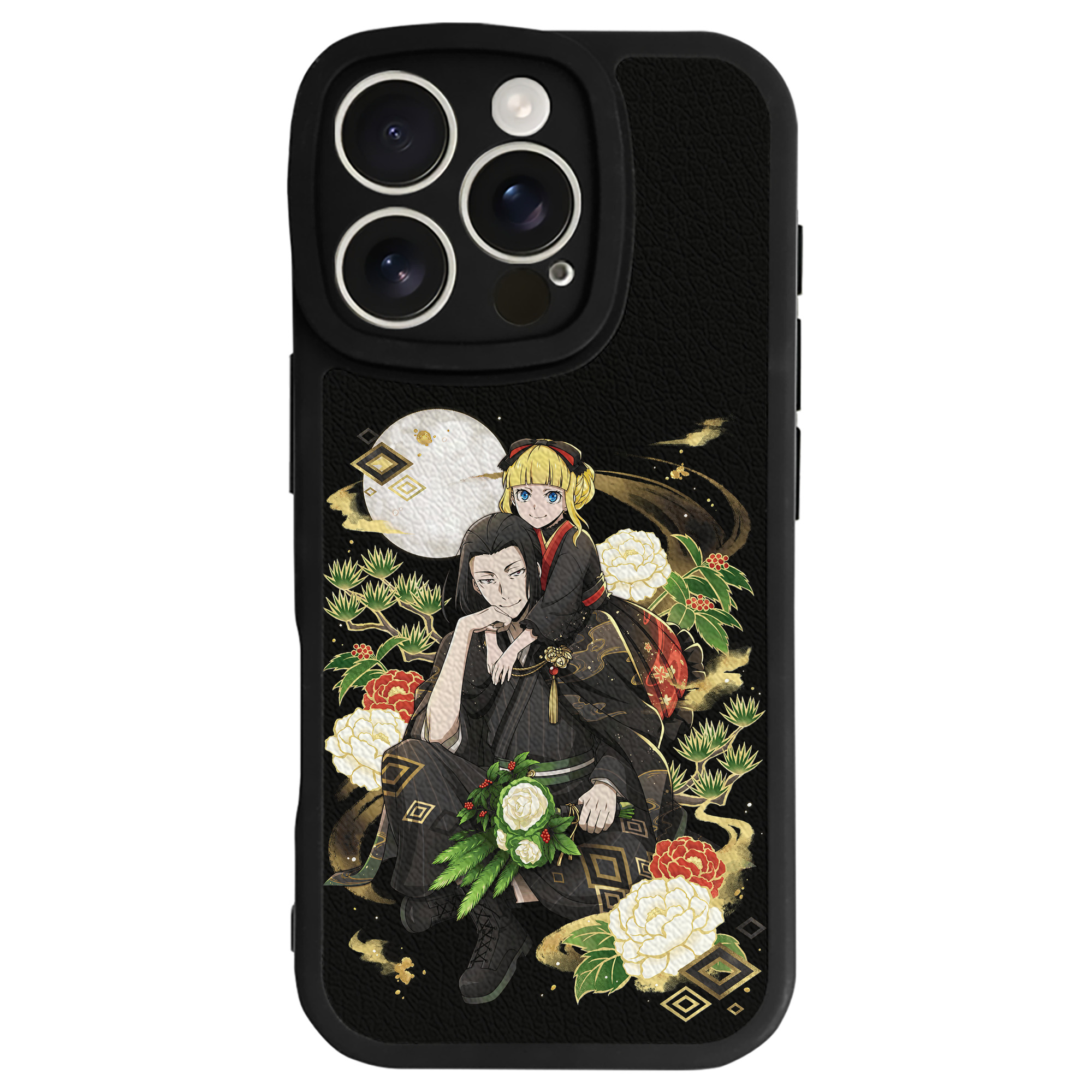（画像用） 文豪ストレイドッグス Bungo Stray Dogs 【iPhone 16シリーズ対応】シリコンスマホケース（レザー調） 材質：シリコン